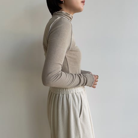 《予約販売》piping accent tops/3colors_nt1875