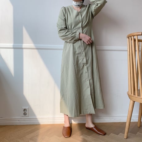 【NOKCHA  original】2way detail long ops/khaki