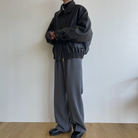 《予約販売》vintage like fake leather jacket/2colors_no0274