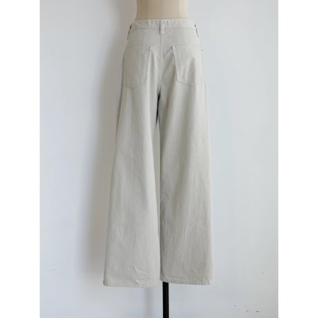 《予約販売》twill wide straight pants/2colors_np1259