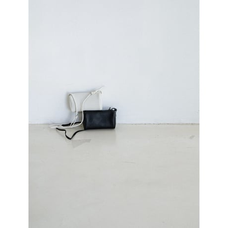 《予約販売》leather like mannish sacoche/2colors_na0796