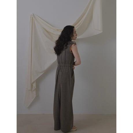 - AUTHENTIC series - AUTHENTIC jump suit/melange brown_an0012