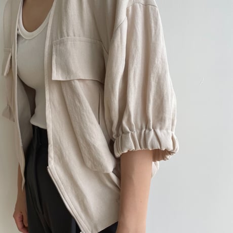 《予約販売》minimal linen jacket/2colors_no0300