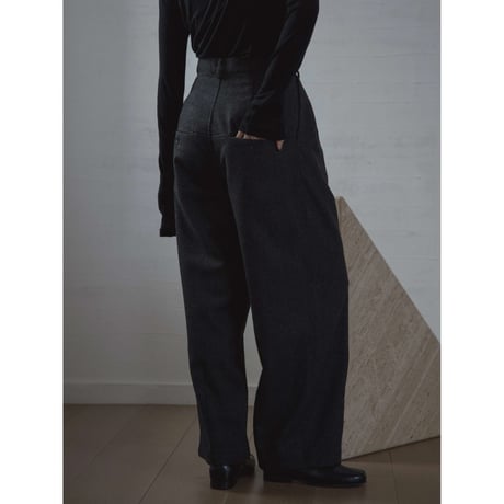 【NOKCHA original】boyish wool pants/2colors_np1026