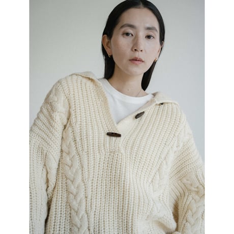 《予約販売》accent cable knit_nt2441