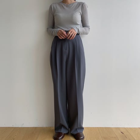 《予約販売》sheer basic tops/4colors_nt1837