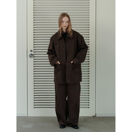 【NOKCHA original】cotton over jacket/brown_no0466