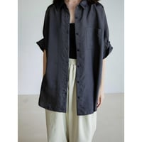 《予約販売》satin 2way shirt/2colors_nb0381