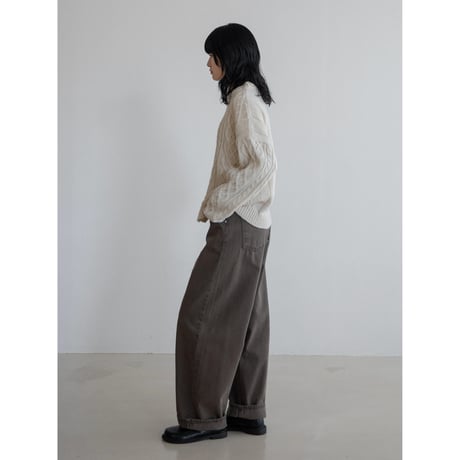 《予約販売》cable knit pullover/2colors_nt2213