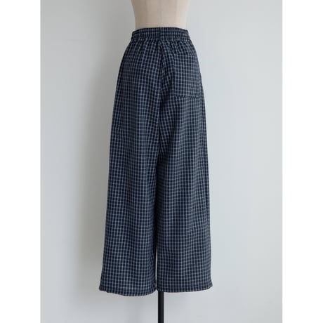 《予約販売》light check tuck pants/2colors_np1243