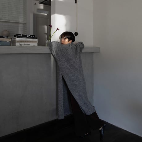 【nokcha original】raglan sleeve warm ops/gray_nd0130