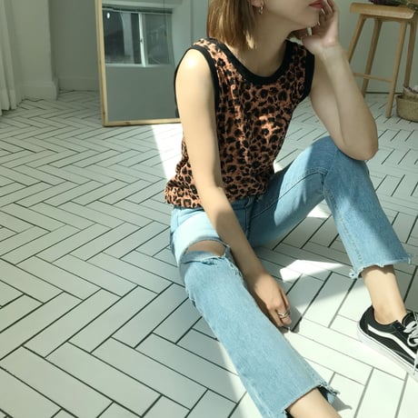 ✳︎予約販売✳︎レオパードタンクトップ/2colors