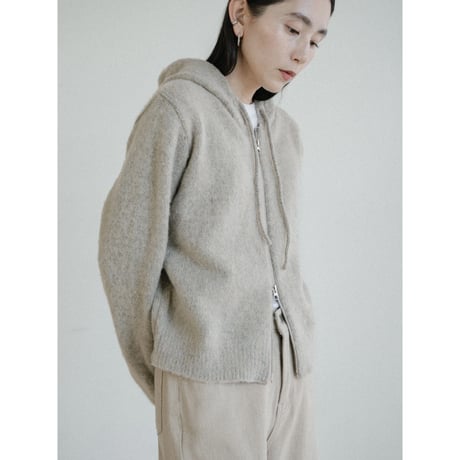 《予約販売》2way zip knit parker/2colors_nt2451