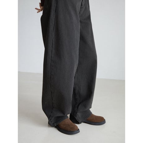 《予約販売》stripe cocoon jeans_nj0157