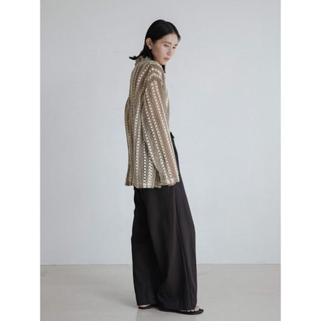 《予約販売》pattern knit shirt/2colors(unisex)_nb0325
