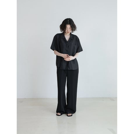 《予約販売》glossy over half sleeve shirt/2colors_nb0386