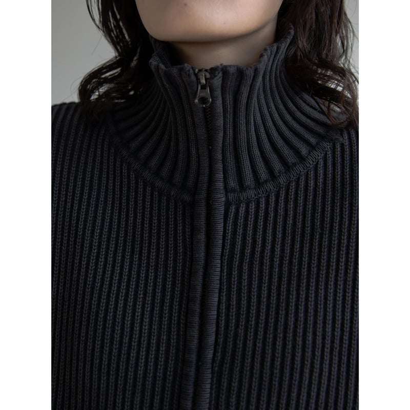 予約販売》vintage like pigment knit cardigan/2color