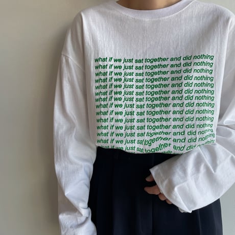 《予約販売》accent lettering tee/3colors_nt1948