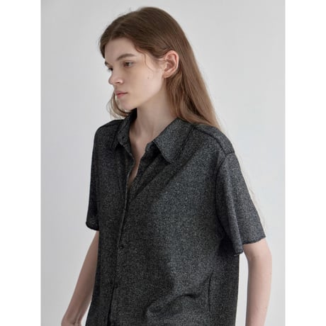【NOKCHA original】shirt knit tops/2colors_nt2573