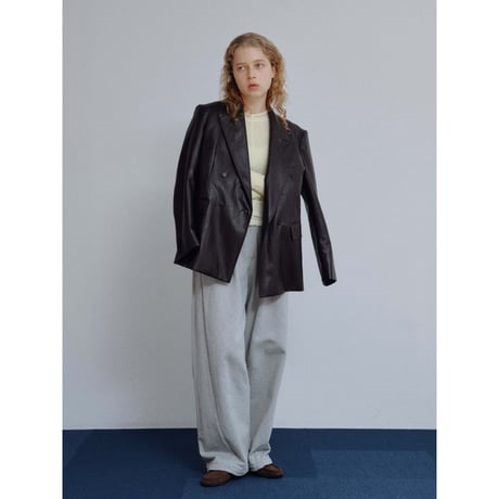- AUTHENTIC series - mannish oval sweat pants/2colors_an0053