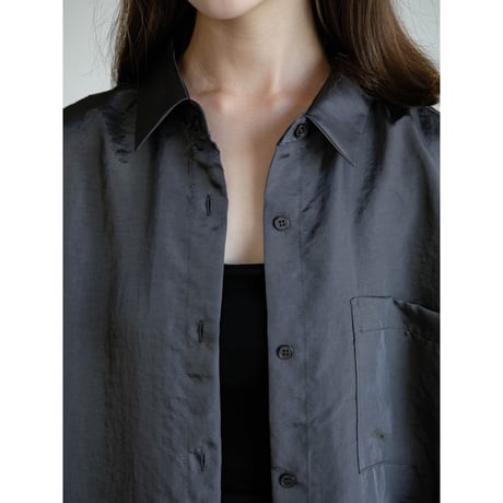 《予約販売》satin 2way shirt/2colors_nb0381
