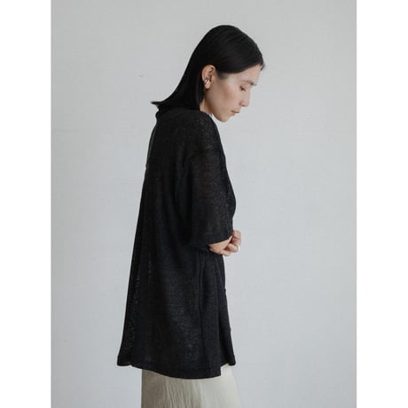 《予約販売》linen soft over knit shirt/2colors(unisex)_nb0323