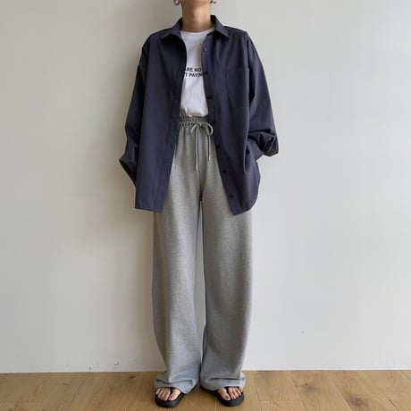 《予約販売》stripe mannish shirt/2colors_nb0127