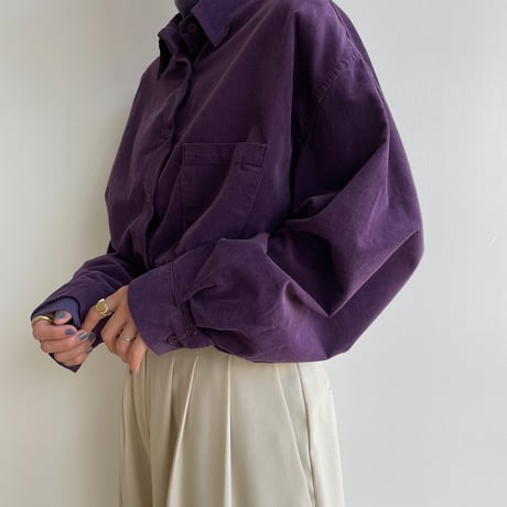 《予約販売》corduroy berry shirt/3colors_nb0209