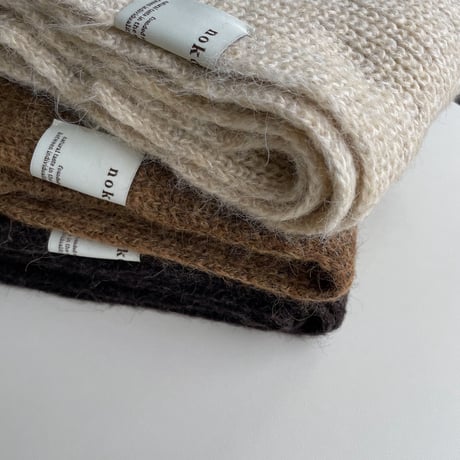 【nokcha original】nokcha wool muffler/3colors_na0467