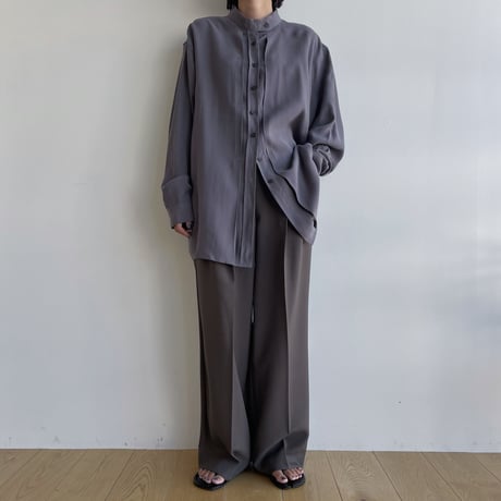【nokcha original】accent tuck blouse/2colors_nb0195