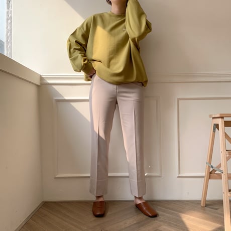 slit slacks/2colors