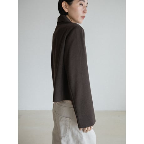 《予約販売》double zip minimal jacket/2colors_no0531