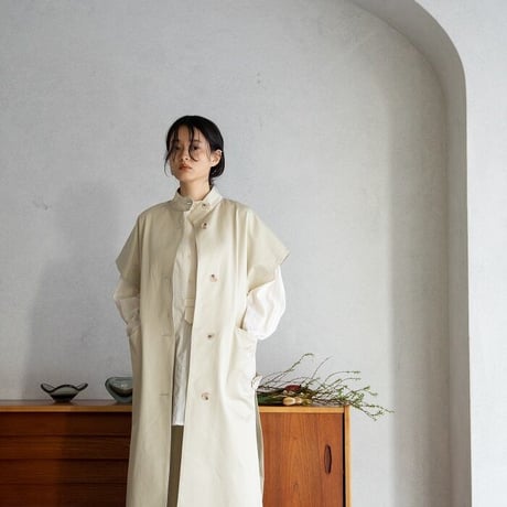 【nokcha original】jacquard over blouse/ivory_nb0041