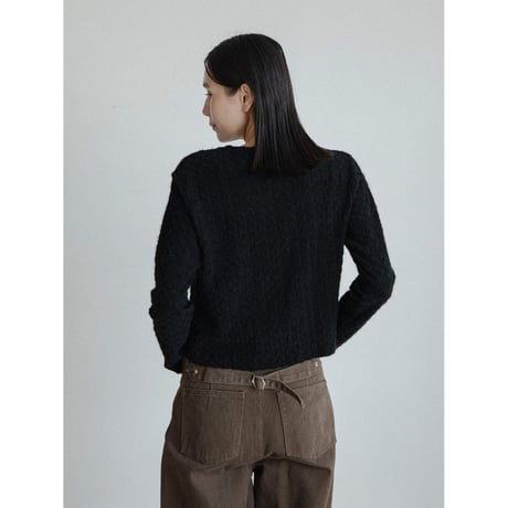 《予約販売》jacquard pattern knit cardigan/2colors_nt2399