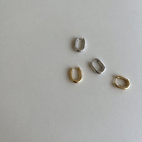 《予約販売》oval pierce/2colors_na0556