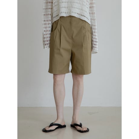 - AUTHENTIC series - chino half pants/2colors_an0043