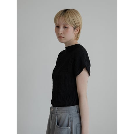 《予約販売》jacquard minimal tops/2colors_nt2294