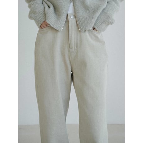 《予約販売》warm cinnamon cotton pants/2colors_np1185