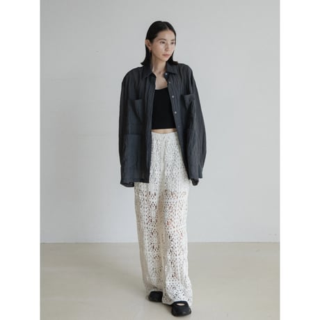 《予約販売》crochet knit pants_np1123