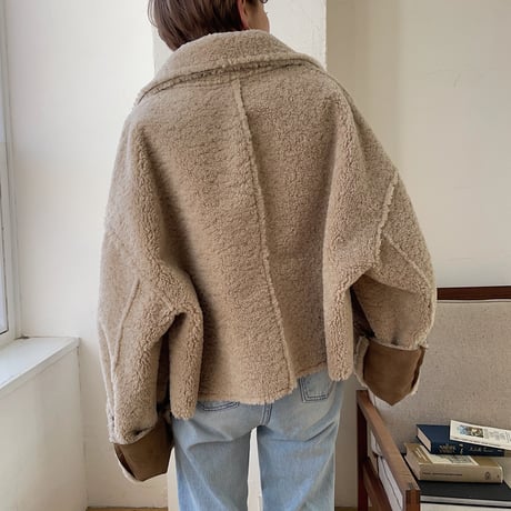 【nokcha original】reversible eco mustang jacket_no0127