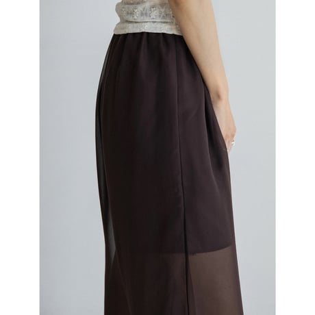 《予約販売》sheer lady pants/2colors_np1116