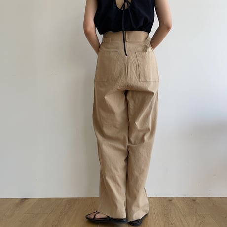 《予約販売》belt linen pants/2colors_np0622