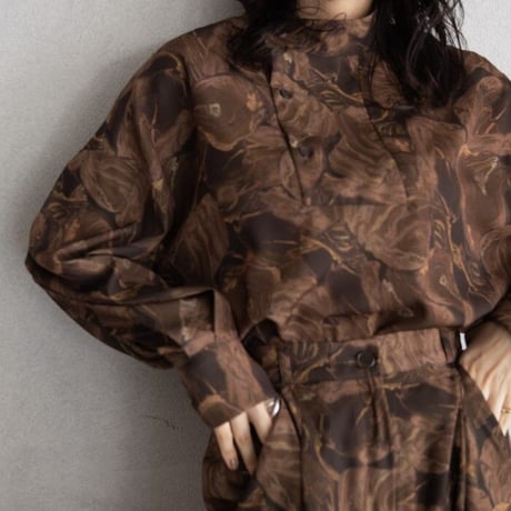 【nokcha original】marble blouse/2colors_nb0043