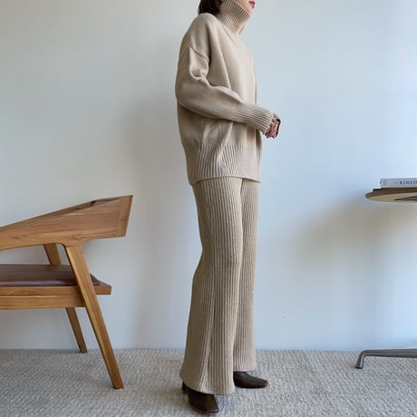 《予約販売》knit daily lib pants/2colors_np0514