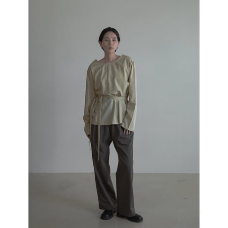 《予約販売》2way back accent blouse/2colors_nb0259