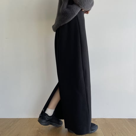 《予約販売》warm long skirt/2colors_ns0075
