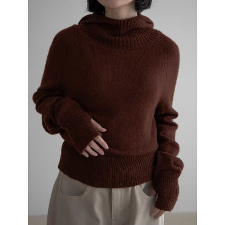 《予約販売》hoodie knit tops/2colors_nt2157