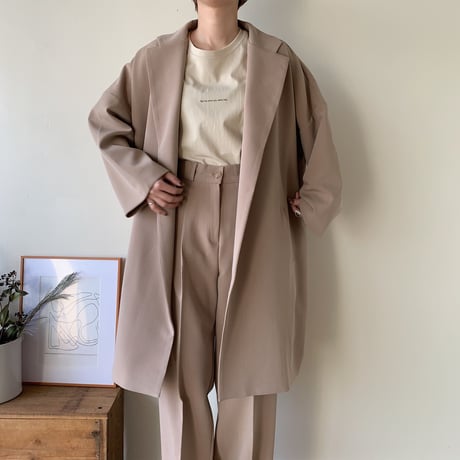 【NOKCHA original】2way quality over jacket/beige_no0083