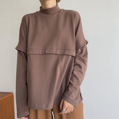 【nokcha original】layered tee/3colors_nt1068