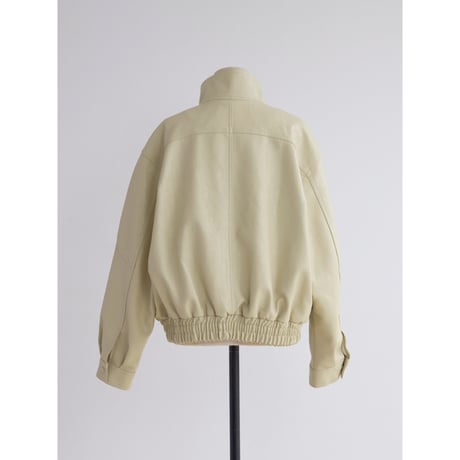 《予約販売》rich fake leather jacket/2colors_no0519